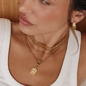 Pavè Initial Pendant Necklace