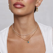 Gem Initial Necklace